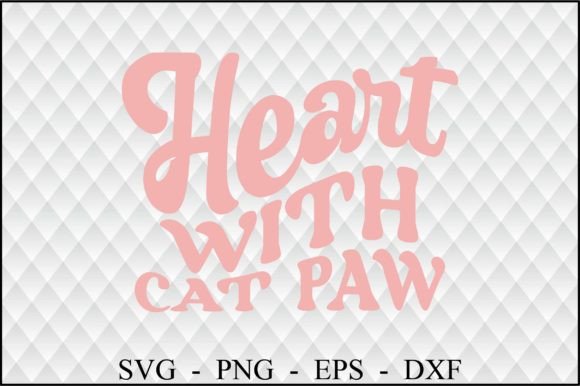 Heart with Cat Paw