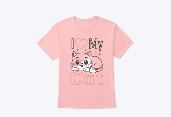 I Love My Cat Design